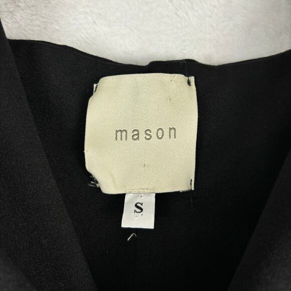 NWOT Mason Bodycon Criss Cross Cutout Dress Size Small in Black Keyhole Front - Picture 3 of 7